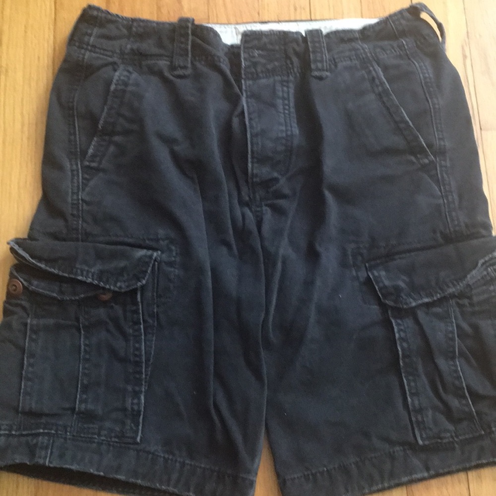 Navy cargo shorts